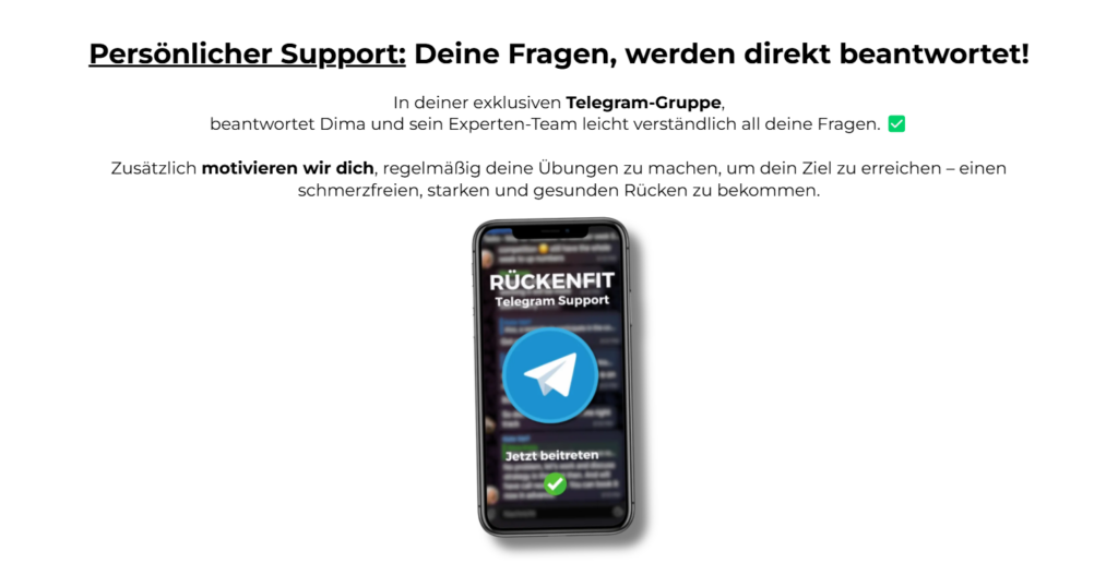 Support und Motivation in der Gruppe