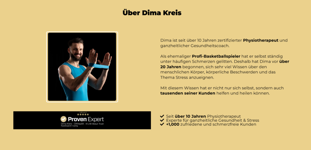 Ăśber den Trainer - Dima Kreis