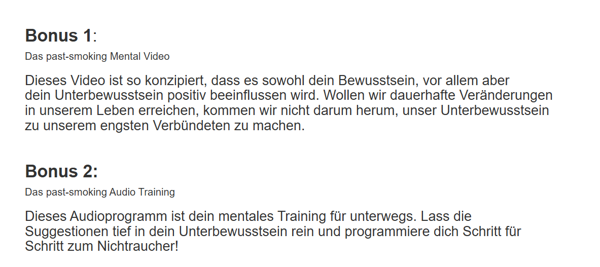 Dein Nichtraucher Training Onlinekurs Erfahrungen Nichtraucher Training Online Bonus1