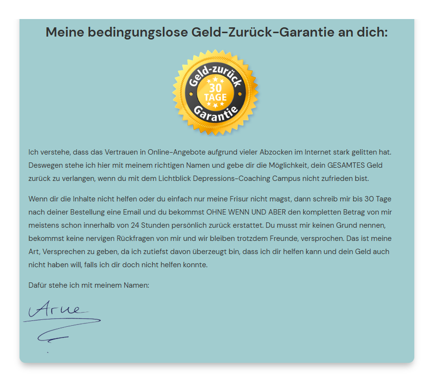 Arne Tempel Erfahrungen