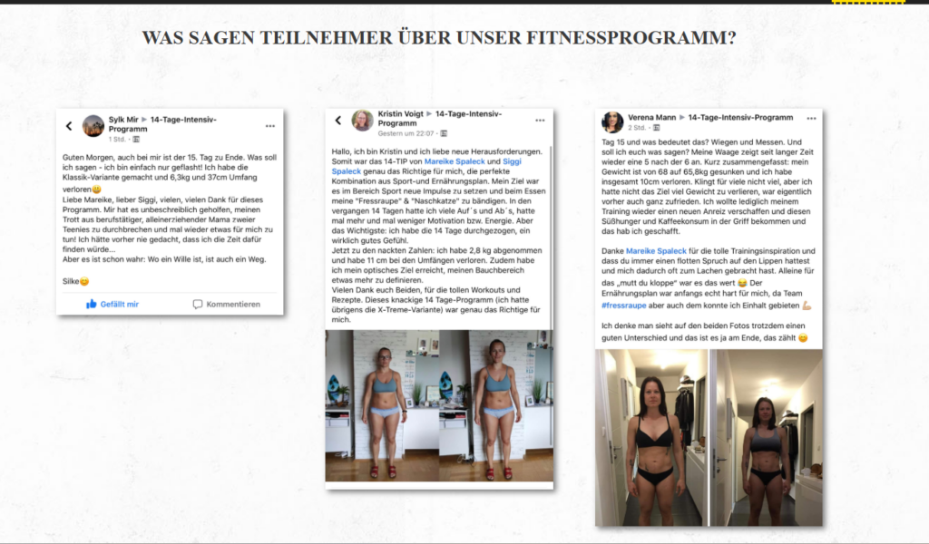 14 Tage Intensiv Programm Erfahrungen Abnehmen in 14 Tagen