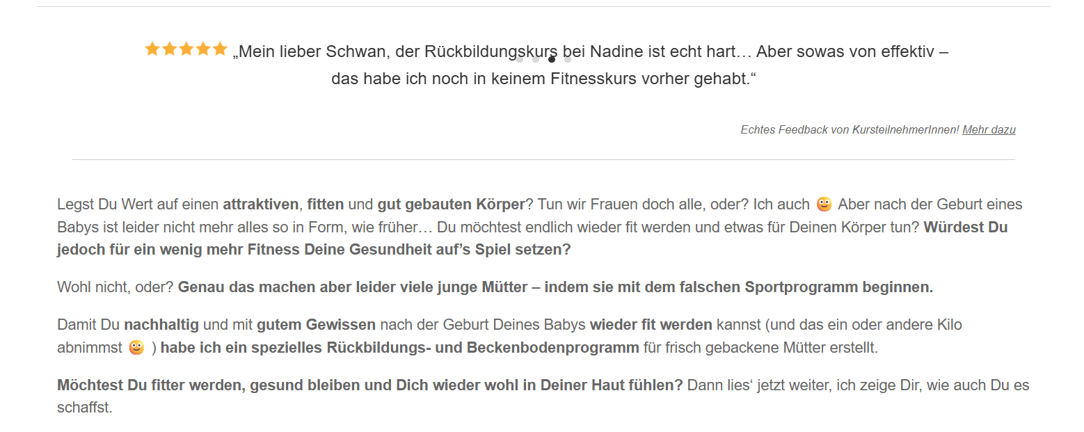 online rückbildungskurs online rückbildungskurs