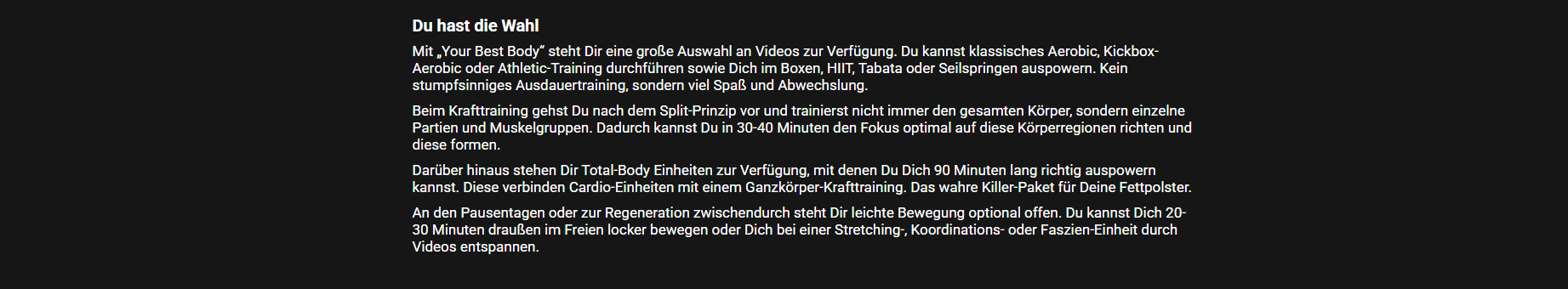 Your best Body Erfahrungen Your best Body Erfahrungen
